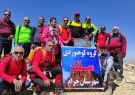 صعود مقتدرانه گروه کوهنوردی میلک شهرستان چرام به قلعه ۴۲۲۱ متری کلونچین بام چهارمحال بختیاری+تصاویر