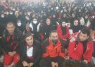 شرکت دسته جمعی و چشمگیر کارکنان و اعضای داوطلب جمعیت هلال احمر کهگیلویه و بویراحمد در مراسم تجدید پیمان با شهدا و زنگ انقلاب