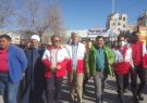 خروش بی نظیر اعضا و کارکنان جمعیت هلال احمر کهگیلویه و بویراحمد در راهپیمایی ۲۲ بهمن+تصاویر