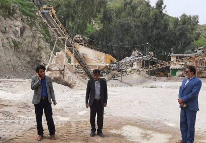 جریمه ۸۰۰ میلیون تومانی کارخانه شن و ماسه در لنده