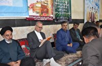 برپایی میز خدمت خادمیاران رضوی و کارشناسان دادگستری در مسجد مهریان