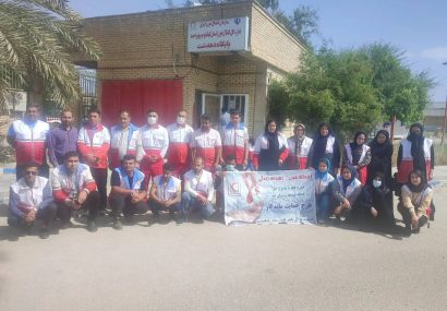 اهدای خون پرسنل ، داوطلبان و امدادگران جمعیت هلال احمر شهرستان کهگیلویه به مناسبت هفته هلال احمر