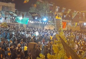 برگزاری مراسم شب عاشورای حسینی درچرام+تصاویروفیلم