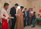 اجرای طرح ملی نذر خدمت جمعیت هلال احمر در روستای آب کری بخش سوق