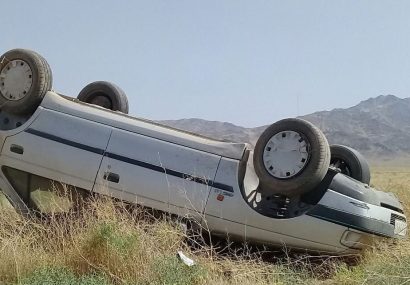 فوت ۲ نفر و مصدومیت ۴ نفر در جاده دشت روم