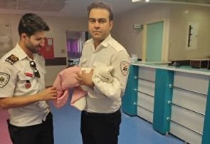 تولد نوزاد عجول به کمک نیرو‌های اورژانس ۱۱۵ در زیلایی