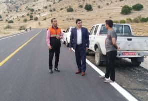 جاده لنده – تراب در مراحل پایانی