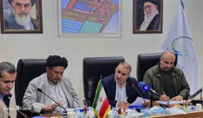 نشست بررسی طرح پتروشیمی دهدشت با حضور  استاندار کهگیلویه و بویراحمد و نماینده مردم در مجلس شورای اسلامی و دیگر مسئولان
