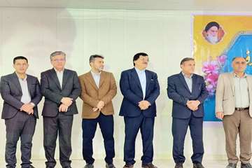 آئین تکریم و معارفه سرپرست بیمارستان امام خمینی(ره) دهدشت برگزار شد