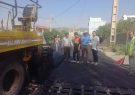 اجرای عملیات ایمن‌سازی و روکش آسفالت محور غیرشریانی نرگاه