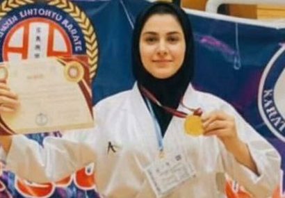 پرنیا پناهنده از شهرستان مارگون قهرمان کاراته بانوان کشور شد
