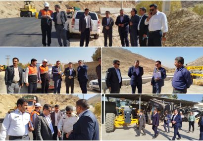 بازدید مدیرکل سازمان بازرسی استان از معابر برون شهری در حال ساخت