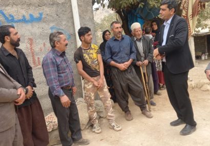 بررسی مشکلات عشایر دلی جی در بخش سرفاریاب با حضور فرماندار چرام