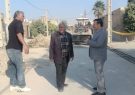بازدید معاون عمرانی فرماندار از پروژه جدول گذاری اولین خیابان شهر
