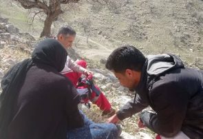 عملیات موفقیت‌آمیز نجات بانوی سقوط‌کرده از ارتفاعات گچساران