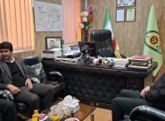 دیدار مدیر صندوق بیمه اجتماعی کشاورزان و عشایر استان با فرمانده انتظامی گچساران در راستای ترویج فرهنگ بیمه