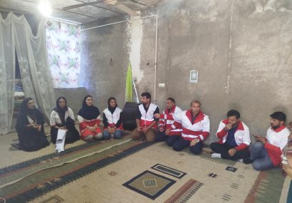 در هفته هلال احمر رقم خورد؛ دستگیری علی توحیدی از چند خانواده محروم بخش دیشموک