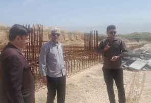 بازدید سرتیپ خادمی، معاون هماهنگی امور عمرانی فرمانداری از پروژه‌های نهضت ملی مسکن دهدشت