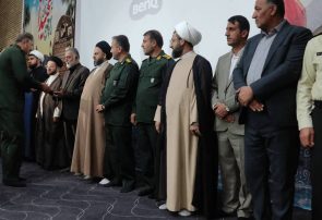 آیین تکریم و معارفه فرمانده ناحیه مقاومت بسیج  شهرستان کهگیلویه برگزار شد