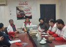 برپایی درمانگاه تخصصی هلال احمر در مسیر کاظمین