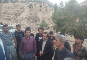 بازدید میدانی بخشدار دیشموک از روستای لیراب و بررسی مشکلات اهالی