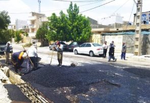 ۱۱ هزار متر آسفالت و جدول گذاری معابر یاسوج در ۱۰ روز