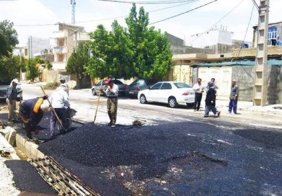 ۱۱ هزار متر آسفالت و جدول گذاری معابر یاسوج در ۱۰ روز