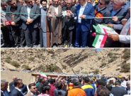 افتتاح و بهرهبرداری از پروژه رفع نقاط پرحادثه و اصلاح ابنیه فنی در تنگ پیرزال در محور دهدشت- سرفاریاب شهرستان کهگیلویه