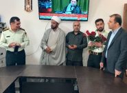 نشست صمیمانه اعضای شورای تأمین شهرستان دنا با فرماندار به مناسبت هفته دولت