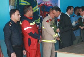 دیدار فرماندار کهگیلویه با آتش‌نشانان دهدشت؛ قدردانی از زحمات و تأکید بر حمایت از نیروهای خط مقدم ایمنی