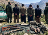 ۲ اکیپ شکارچی غیرمجاز در مارگون به دام محیطبانان افتادند