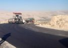 اتمام روکش آسفالت گرم محور سپیدار–پشت‌کوه جلیل توسط راهداری