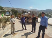 بازدید بخشدار دیشموک از پروژه‌های عمرانی روستای دشتک
