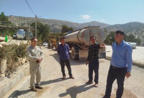 بازدید بخشدار دیشموک از پروژههای عمرانی روستای دشتک بازدید بخشدار دیشموک از پروژههای عمرانی روستای دشتک