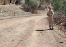 بازدید بخشدار دیشموک از پروژه آسفالت روستای لیراب