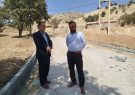 بازدید بخشدار دیشموک از روستای انجیره و بررسی مشکلات عمرانی، سنگ‌فرش و جدول‌گذاری