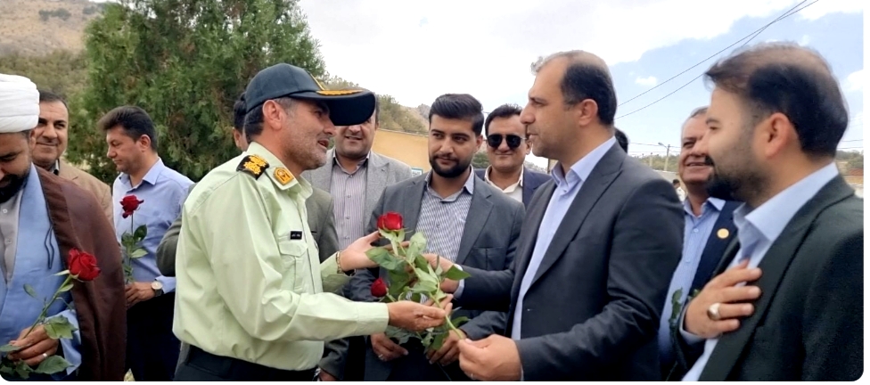 قدردانی فرماندار دنا از نیروی انتظامی در هفته فراجا