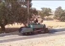 آغاز عملیات آسفالت راه روستایی آبسل توسط راهداری